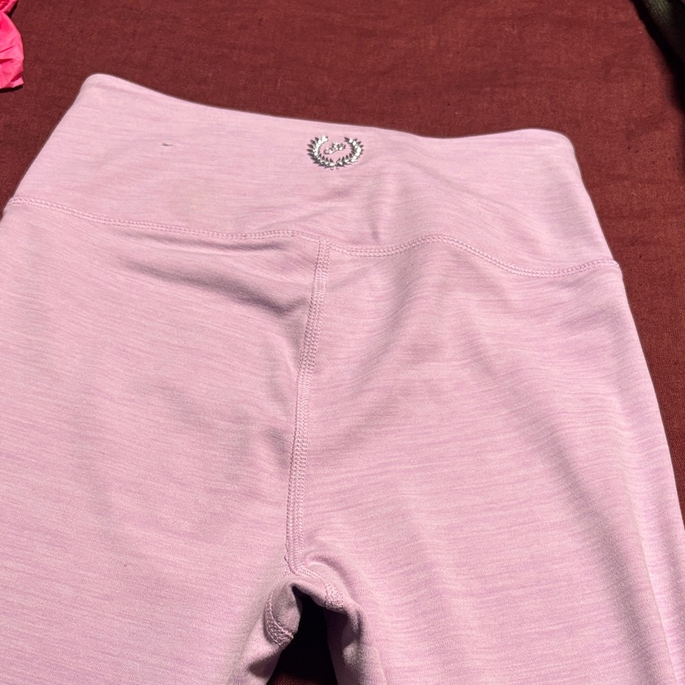 New PINK Victoria's Secret Light Pink Leggings - Picture 2 of 8